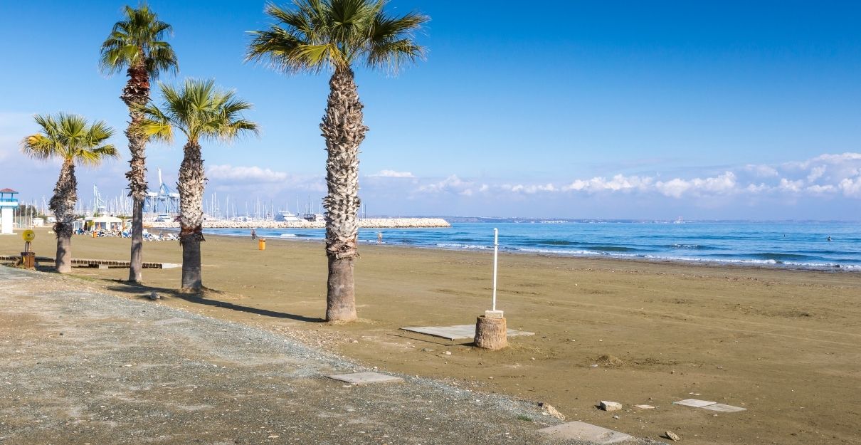 Finikoudes Beach  in Cyprus